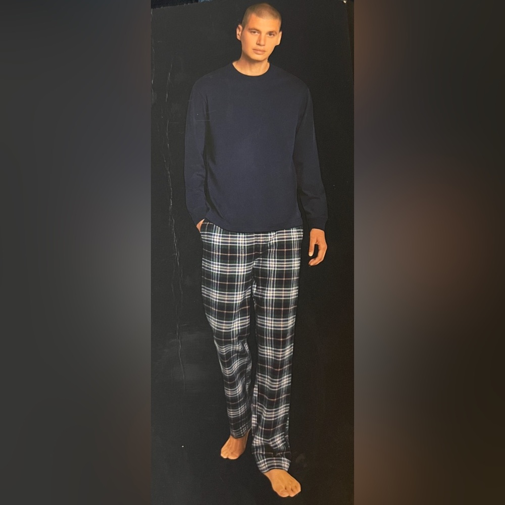 GAP Men's Plaid Flannel Pajama Set